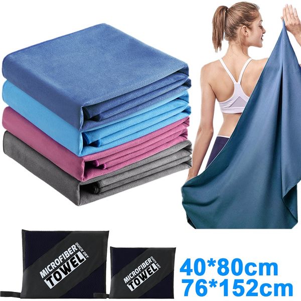 Ensembles de serviettes froides de glace de sport Serviette de bain / visage Séchage rapide Refroidissement Natation Gym Voyage Cyclisme Été Sensation de froid Serviettes de sport