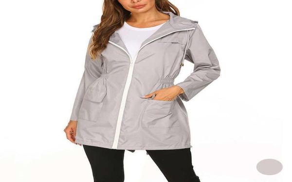 Veste de sport L95 tenues de yoga dames mode coupe-vent vêtements de sport femmes automne hiver fermeture à glissière mince manteau à capuche long5017172