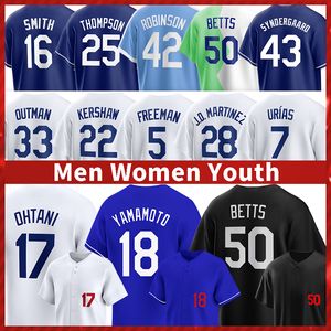 17 Shohei Ohtani Los Angeleses Baseball Dodgers Jersey Yoshinobu Yamamoto Mookie Betts Clayton Kershaw Freddie Freeman James Outman Will Smith Max Muncy