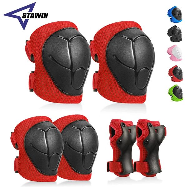 Sports Kids Gnee Pads Elbow Pad Guard Protection Gear Set pour les patins à rouleaux Cycling BMX Bike Skateboard Skatings Scooter Riding 231227