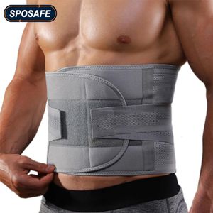 Ceinture de soutien lombaire de sport attelle de taille avec double sangle réglable pour soulager les maux de dos hernie discale sciatique scoliose 240108