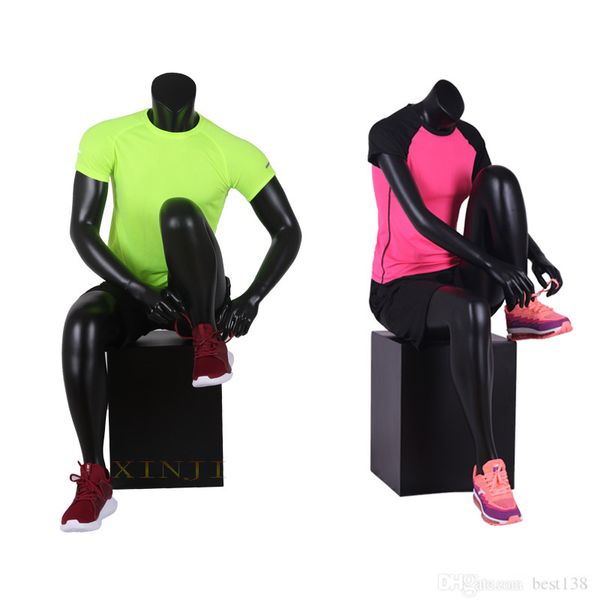 Muscles sportifs Mannequin assis Modèle de sport Mannequin complet du corps pour hommes et femmes