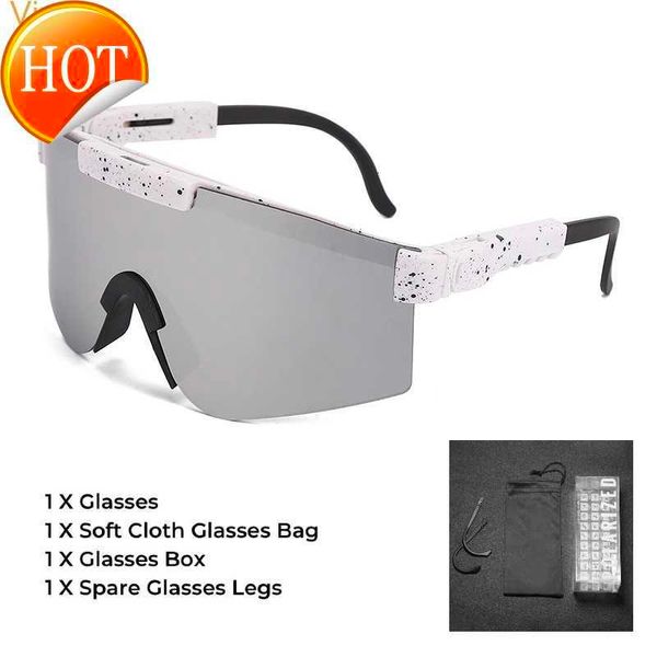 Gafas deportivas para exteriores, gafas de sol polarizadas en V, gafas de protección UV para ciclismo, correr, conducir, pesca, Golf, esquí, senderismo, 2024 5A