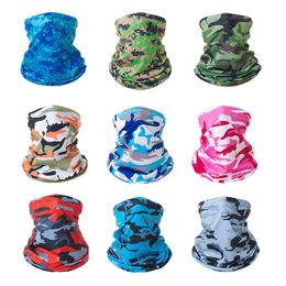 Sport Buiten Multifunctionele Riding Mask Summer Ice Silk Sjaal Cover Sunscreen Riding Scarf Ice Silk Magic Sjaal Y1229