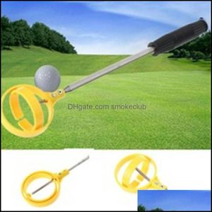Sports en plein air Golf Training Aids Ball Stand-Up Pick-up Outil extérieur portable en acier inoxydable Retriever Drop Livraison 2021 3Ndgo