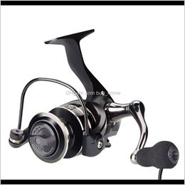 Sports Outdoorsfull Metal Sea Feeder Carp Reel Fishing Coil Moulinet Spinning Reels 8Kg Max Drag 1000-7000 Drop Delivery Ikr0D
