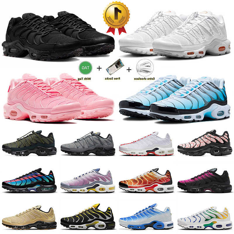 Tn Plus Terrascape Utility Sport-Laufschuhe Airmaxed Herren Damen Triple Black Clean White Tn. Atlanta Berlin Baltic Blue Unity Maxing TNS. se Trainer Turnschuhe Tns