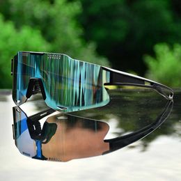 Sports lunettes de cyclisme en plein air polarisées monture en métal VTT hommes lunettes de soleil lunettes de Protection T230428