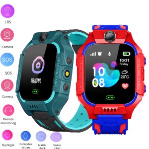 Sports Q19 Kids Smart 2G SOS Remote surveillant la montre de téléphone pour enfants avec la mode APACRAPE APPRÉPER LES GUITS GURPLES SMARTWATCH