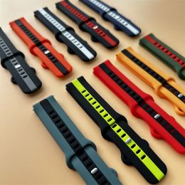 Sangle de caoutchouc de sport pour Realme Watch S Pro Band Realme Watch 3 Pro Silicone Breathable Remplacement Correa 20mm 22 mm Accessoires
