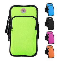 Sports Running Brassard Sac Etui Couverture Running Brassards Universel Étanche Téléphone Portable Sacs Titulaire En Plein Air Pour iPhone Samsung Téléphone Portable