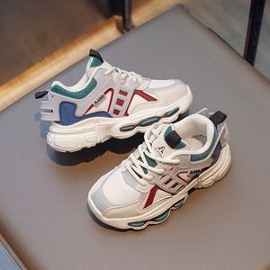 Chaussures de sport en maille respirante pour papa, chaussures de course antidérapantes pour grands garçons, nouvelle collection printemps et automne 2023