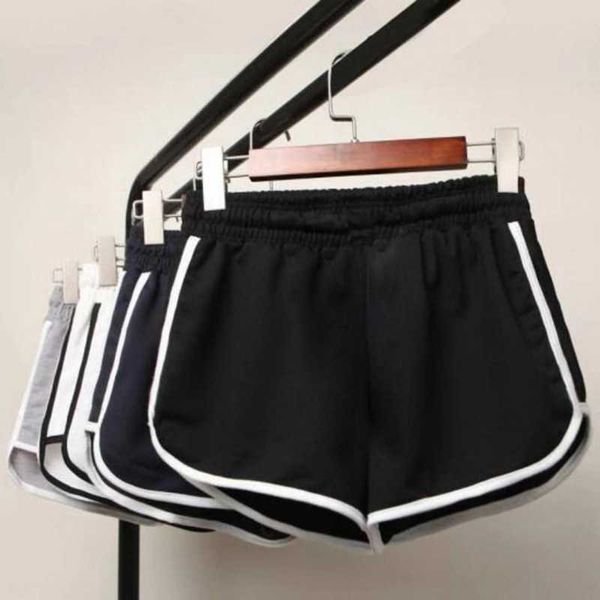 Pantalones cortos deportivos para niñas, estilo coreano, holgados, para mujer, para correr, Yoga, pierna ancha, moda, ropa informal, ropa de dormir para el hogar, pantalones de playa de verano