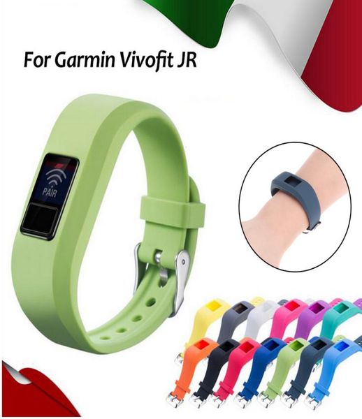 Sangle de bracelet en silicone sportif pour Garmin Vivofit Jr Jr2 Activité Tracker Sports Smartwatch Bracelet Unisexe Bands Strap4924525