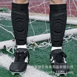 Sports Football Protège-tibias Chaussettes de compression de mollet de football EVA Basketball Leg Sleeve Support de mollet Protecteur Cyclisme Jambières 240124