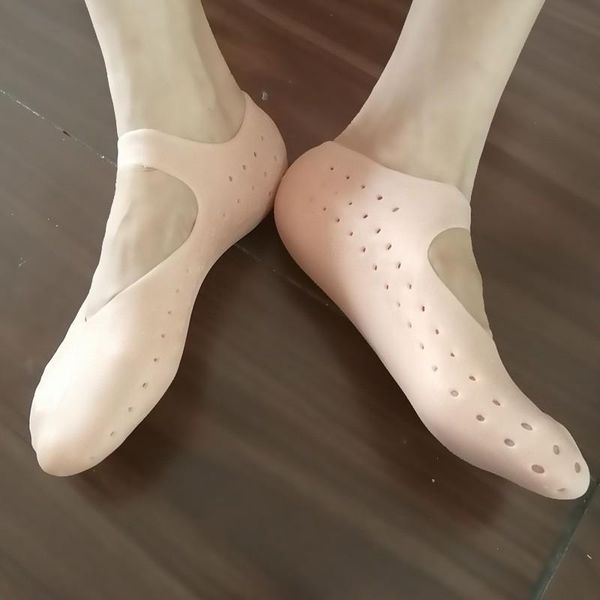 Calcetines deportivos 1 par de silicona Herramienta de cuidado crecido Talillo hidratante Tacón de gel Pedicura Pedicura Pedicura Masitor de salud Masabra