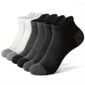 Chaussettes de sport 10/30 paires de basket-ball en filet pour hommes et femmes avec sueur époustouflante Couleur unie à l'oreille de couleur