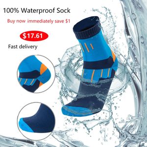 Sportsokken 100% waterdicht Ademend Bamboe rayon Sokken Voor Wandelen Jagen Skiën Vissen Naadloos Buitensporten Unisex drop 231216