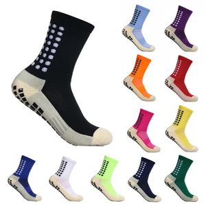 Chaussettes de sport 12 paires de Football hommes antidérapants en Silicone bas Football Rugby Tennis volley-ball Badminton 231030
