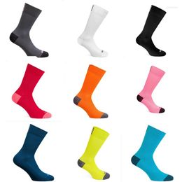 Sportsokken 2022 Hoogwaardige professionele merk Sport Ademend Road Bicycle Outdoor Racing Cycling Sock Footwear