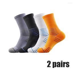 Chaussettes de Sport 2 paires de haute qualité Sport professionnel respirant hommes escalade randonnée marche course femmes Baseball Rugby