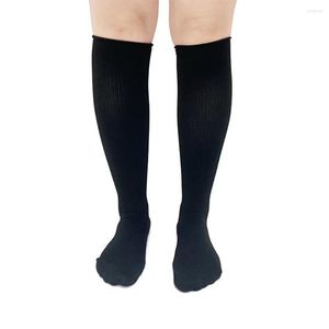 Chaussettes de sport 2 pc/paire vol voyage Compression Stretch course à pied protecteurs d'entraînement en plein air favorisent la Circulation sanguine chaussette