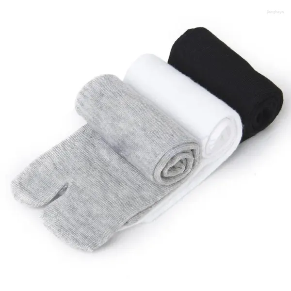 Chaussettes de sport 3 paires de bambou japonais fibre d'été deux doigts kimono tongs sandales fendues ninja tabi orteil