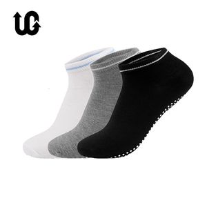 Sportsokken 3 paar Yoga voor Vrouwen Antislip Grips Bandjes Bandage Katoenen Sok Pilates Pure Barre Ballet Dans Barefoot Workout 230824