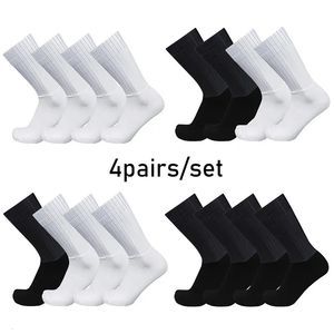 Chaussettes de sport 4 paires/ensemble Aero couleur pure cyclisme chaussettes de sport Silicone antidérapant Pro course vélo chaussettes été Cool Calcetines Ciclismo 231101