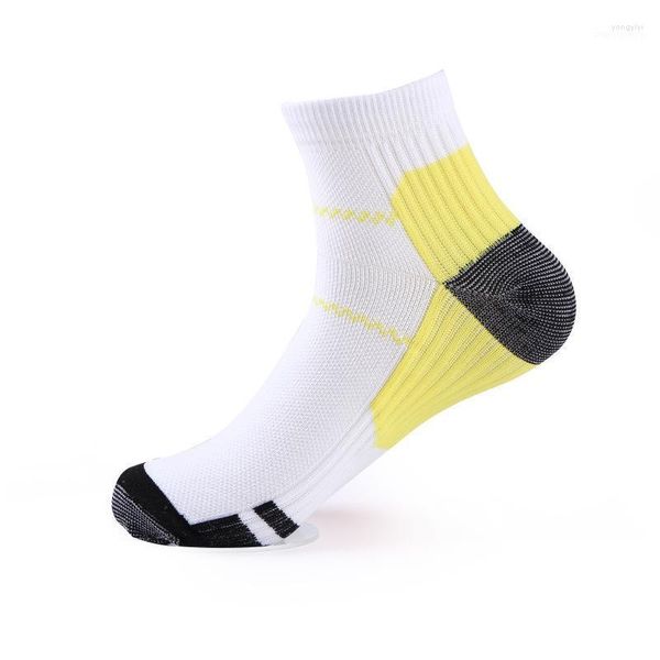 Chaussettes de sport 5 paires/lot en gros hommes femmes Compression courte cheville course basket-ball respirant cyclisme vélo vtt