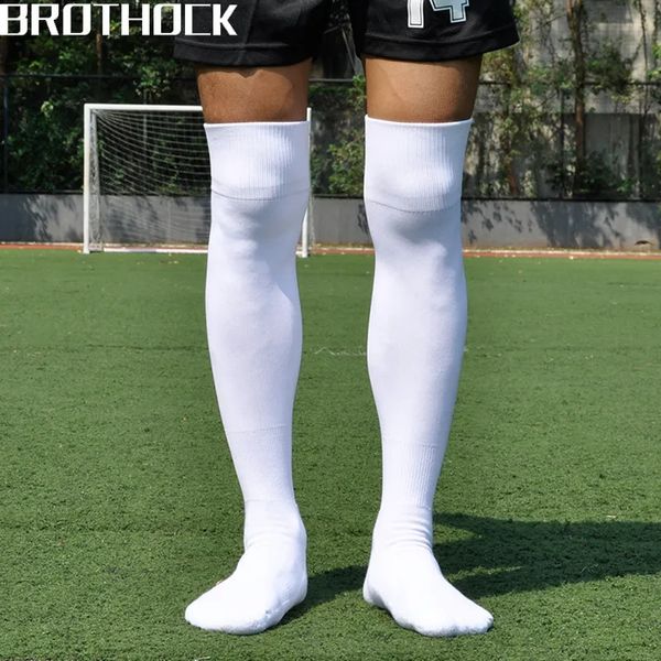 Calcetines deportivos Calcetines de fútbol para adultos Calcetines largos de engrosamiento masculino con parte inferior de toalla Calcetines deportivos antideslizantes Entrenamiento de sudor Medias de fútbol 231005