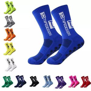 Chaussettes de sport anti-dérapant Football hommes femmes anti-dérapant Football basket-ball Tennis Sport Grip cyclisme équitation 230918