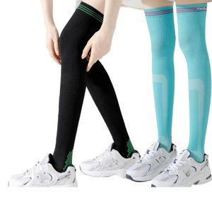 Sportsokken Candy Color Compressiekousen Over-de-knie Been Fitness Yoga Jump Hold Ms Running