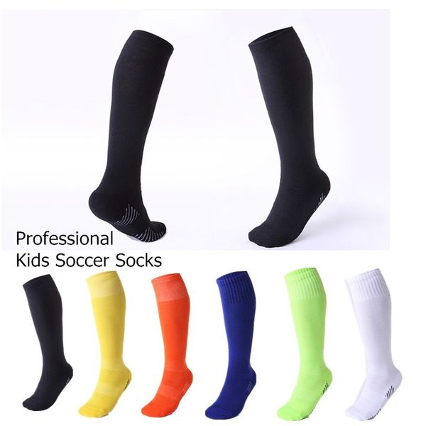 Chaussettes de sport Enfants Football Professionnel Respirant Serviette Antidérapante Jogging Football Basketbal Cyclisme Long Bas Chaussette pour Enfants Garçon 230518