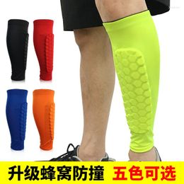 Calcetines deportivos, mallas coloridas para evitar colisiones al aire libre para fútbol, montar, escalar, proteger a la pantorrilla, mujer y hombre