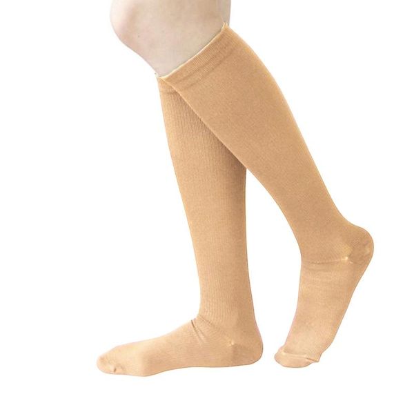 Chaussettes de sport bas de Compression pression Nylon varices bas genou haute jambe soutien extensible Circulation Stock