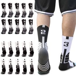 Chaussettes de sport Créativité Collocation gratuite 09 Numéro Sport professionnel Basketball Fitness Running Coton à séchage rapide pour hommes femmes 230413