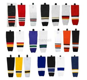 Calcetines deportivos Calcetines de hockey personalizados, calcetines de entrenamiento de hockey sobre hielo para práctica de niños y adultos, calcetines de hockey de alta calidad XS S M L XL XXL5449119channeli0717