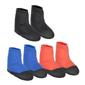 Chaussettes de sport, chaussons, couverture de pieds, portables, chaudes, pour tente de Camping, extérieur, intérieur, hiver, chaussures de canard pour dames, douces et confortables