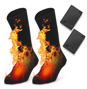 Chaussettes sportives électriques chauffées chauffées à froid chauffant pour hommes pour hommes femmes en plein air camping randonnée chaude hiver 2211153045735