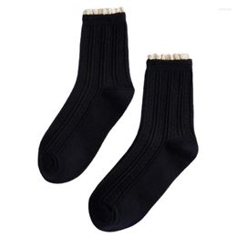 Chaussettes de sport en dentelle à volants pour femmes, en coton doux, de qualité supérieure, mignonnes et douces, princesse pour filles, confortables, à la mode, printemps et été