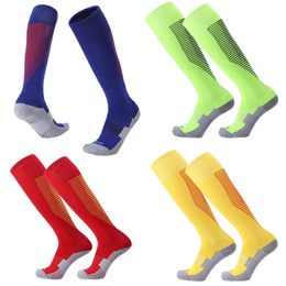 Chaussettes de sport enfants Hommes Femmes Football Football Épaississement Serviette Bas Rugby Bas Genou-Haut Volley-ball Long Cyclisme 230518