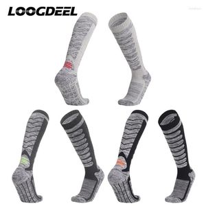 Calcetines deportivos Loogdeel Tubo largo Esquí al aire libre Espesado Mantener caliente Suave Cómodo Toalla usable Parte inferior Absorber el sudor UnisexDeportes