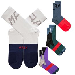 Chaussettes de sport MAAP cyclisme vélo de route vélo de montagne antidérapant respirant Sport hommes femmes équitation Football course 230814