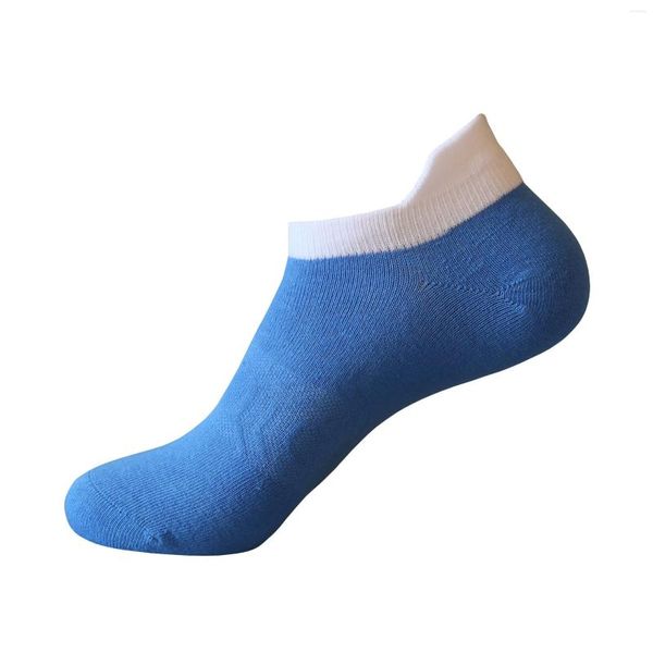 Chaussettes de sport Homme Désossé Anti Friction Briquet Bateau Absorbant Coton Spandex Court Basketball Hommes Vélo Vélo