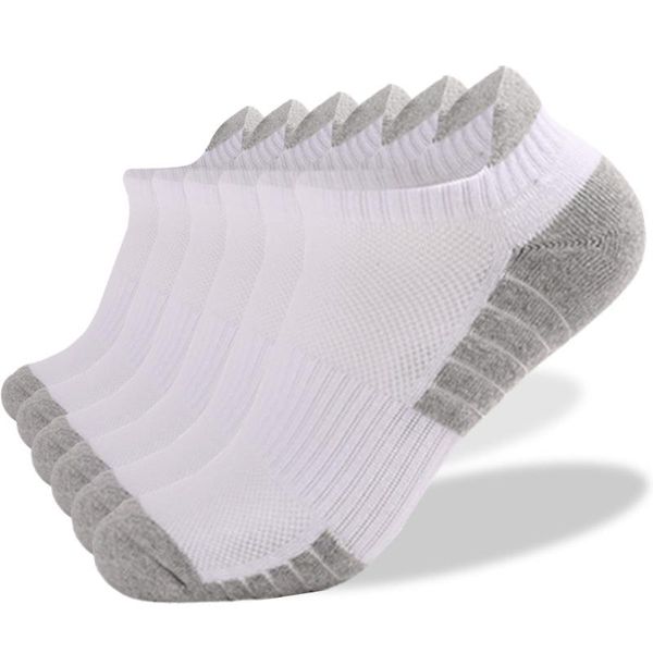 Chaussettes sportives hommes athlétiques femmes sport coton respirant épaisse serviette à la cheville de bas de cheville extérieur fitness en plein essor