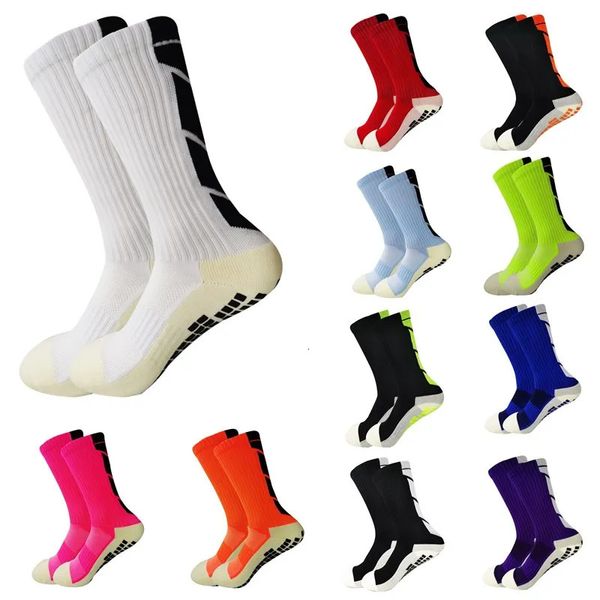 Chaussettes de sport chaussettes de Football pour hommes anti-dérapant antidérapant coussinets pour Football basket-ball sport cyclisme Grip chaussettes 231213