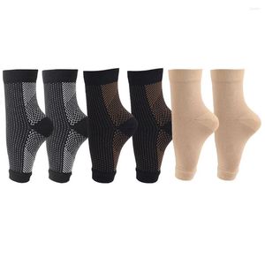 Chaussettes de sport pour homme, femme, protège-talon du pied avant, tibia, tendon d'achille, rembourré, pieds nus.