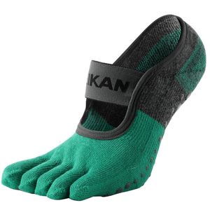 Chaussettes de sport MKYG1902 MEIKANG femmes orteil chaussettes de Yoga Terry Sole anti-dérapant 5 doigts antidérapant de haute qualité marque danse Pilates Ballet Yoga Meias 230925