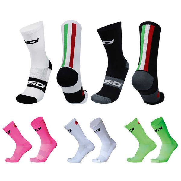 Chaussettes de sport Nouveaux Sports Cyclisme Chaussettes Hommes Professionnel Route Vtt Vélo Chaussettes Hommes Femmes Calcetines Ciclismo P230511